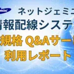 NetGemini 情報配線システム TIA規格Q&Aサービス 利用レポート